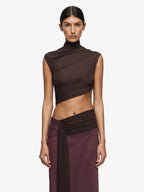 Conni Maxi Dress Aubergine Dark Choc