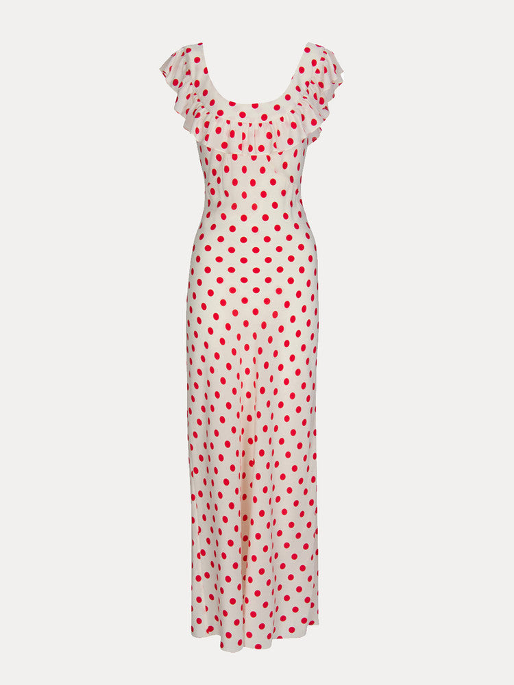 Claudia Polka Dot Maxi