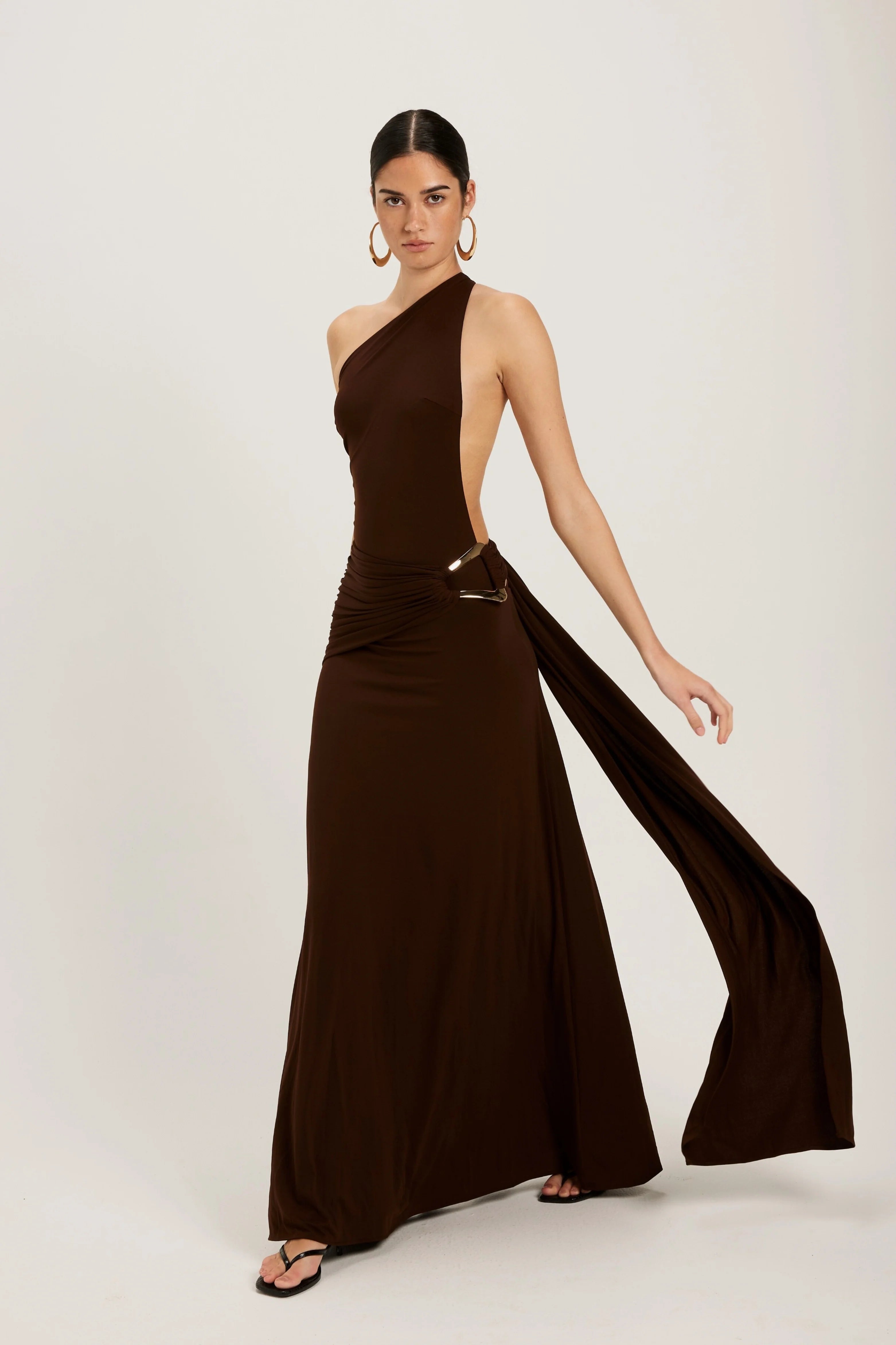 Gaia Gown - Brown