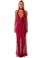 Jasmine Maxi Dress Wine