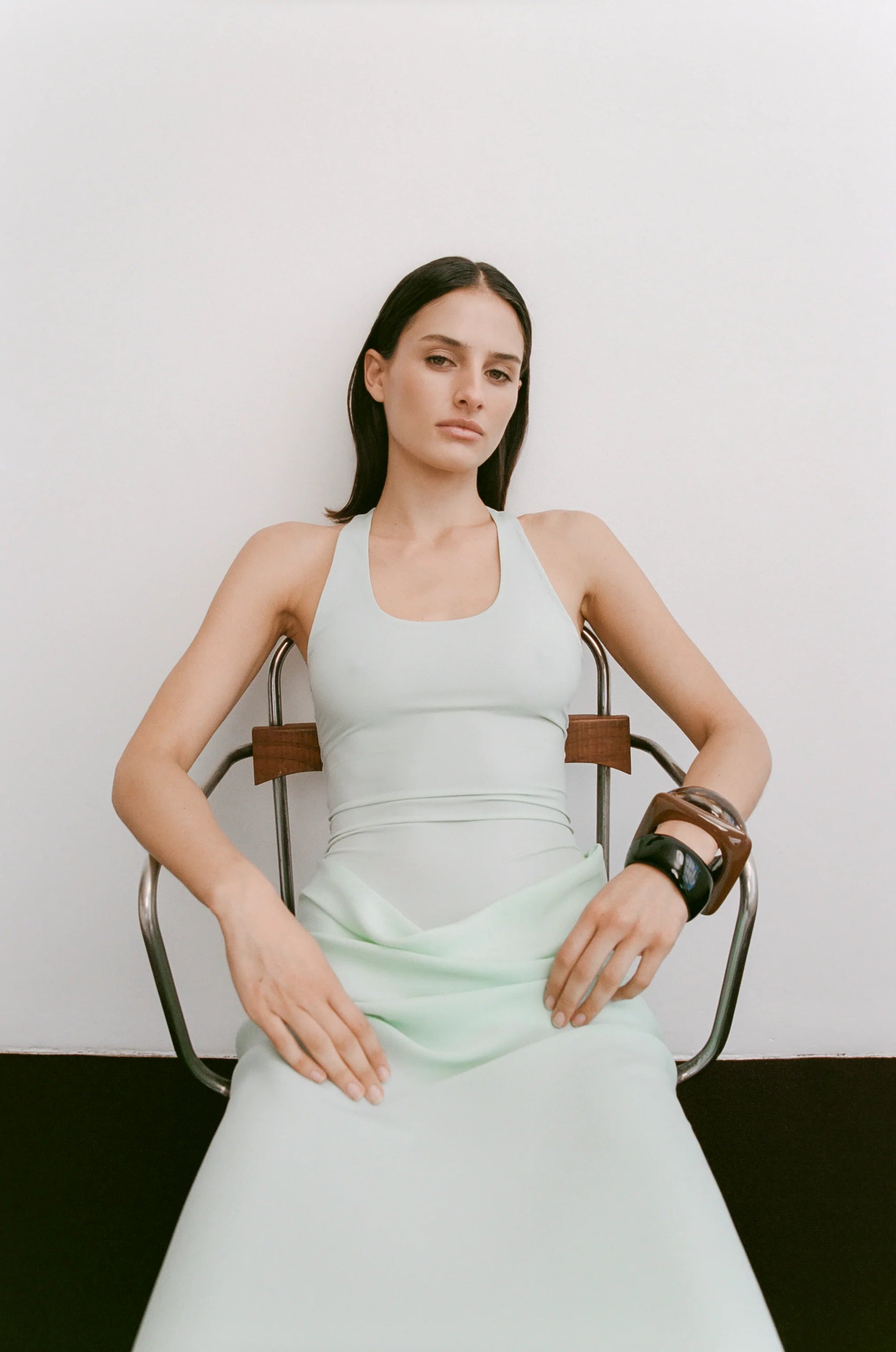 Jade Maxi Dress Bleached Aqua