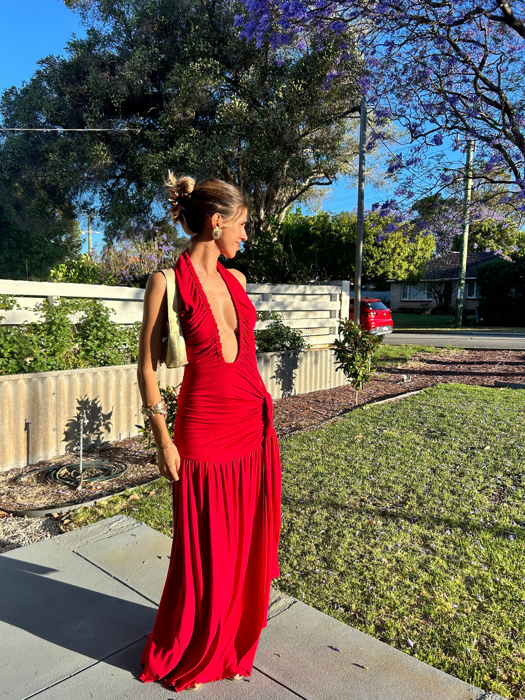 Dakota Maxi Dress Red