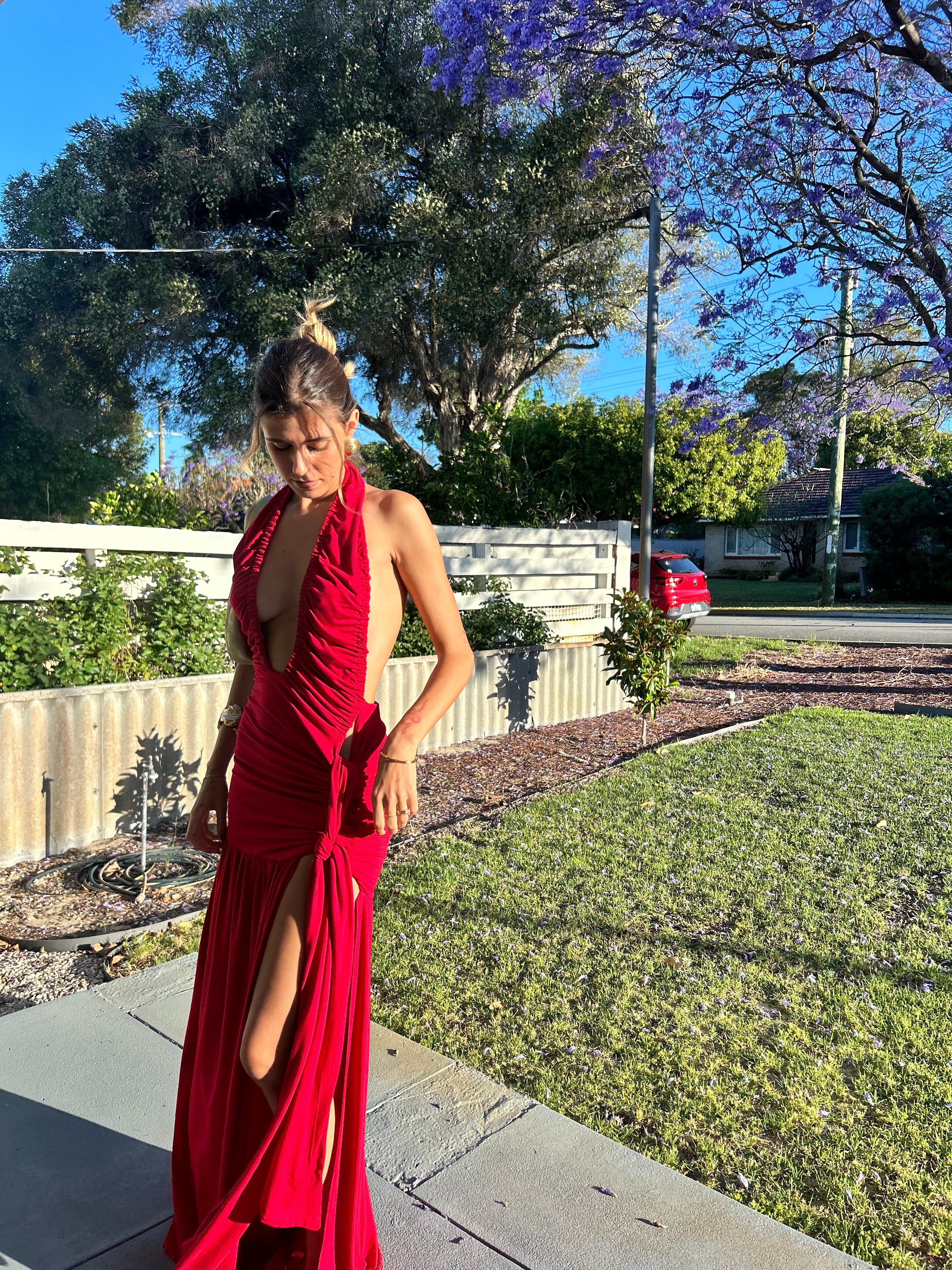Dakota Maxi Dress Red