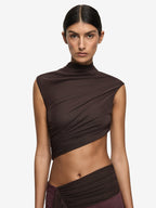Conni Maxi Dress Aubergine Dark Choc