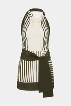 Leilana Mini Dress Green Garden Stripe