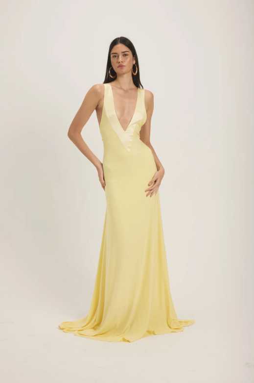 Rosa Gown Lemon