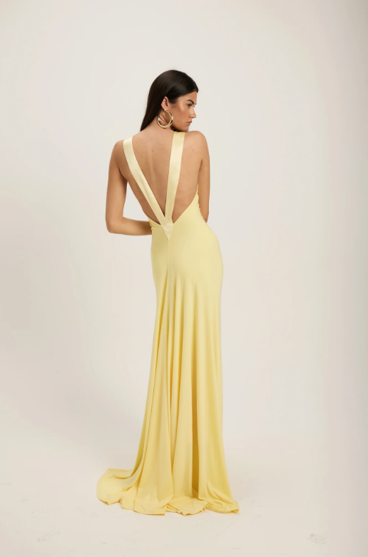 Rosa Gown Lemon