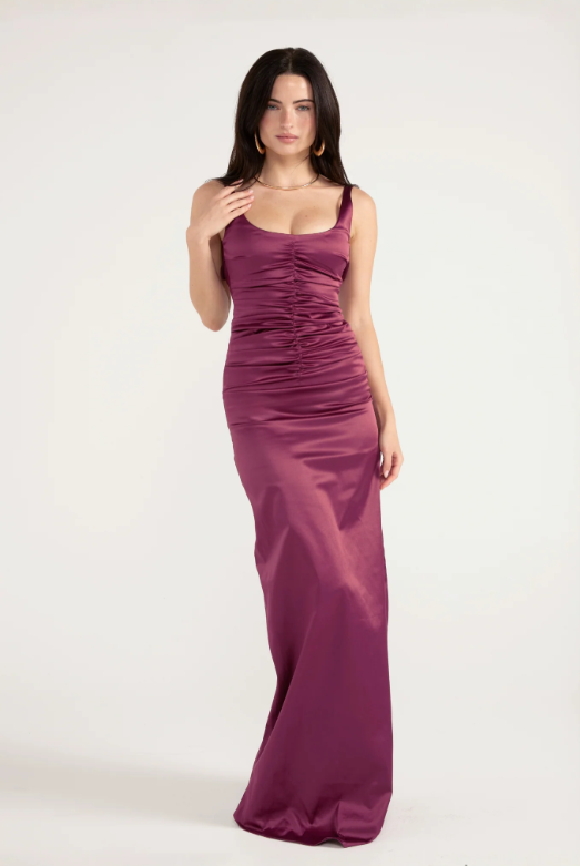 Atlein Gown Plum