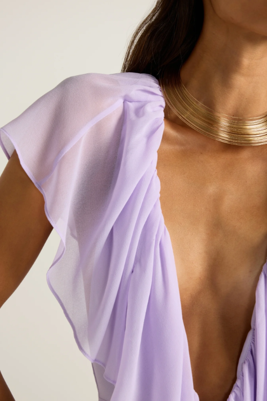 Clover Gown Lavender