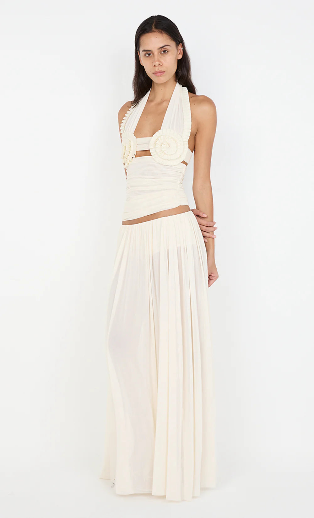 Dante Spiral Halter Top & Camille Maxi Skirt