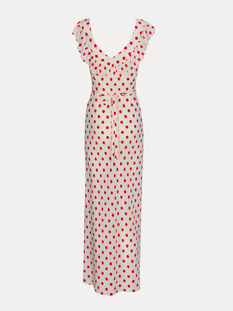 Claudia Polka Dot Maxi