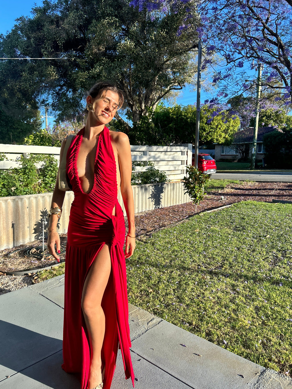 Dakota Maxi Dress Red