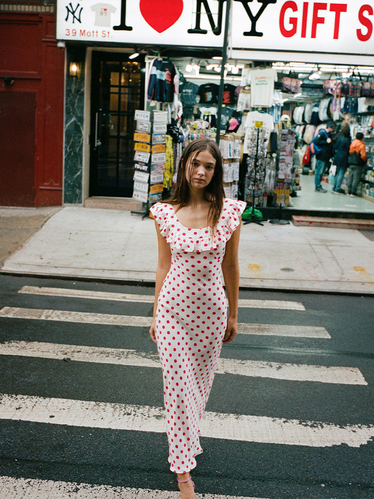 Claudia Polka Dot Maxi
